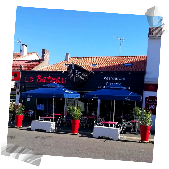 Le Bateau - Restaurant Notre-Dame-de-Monts - Pizza à emporter Notre-Dame-de-Monts